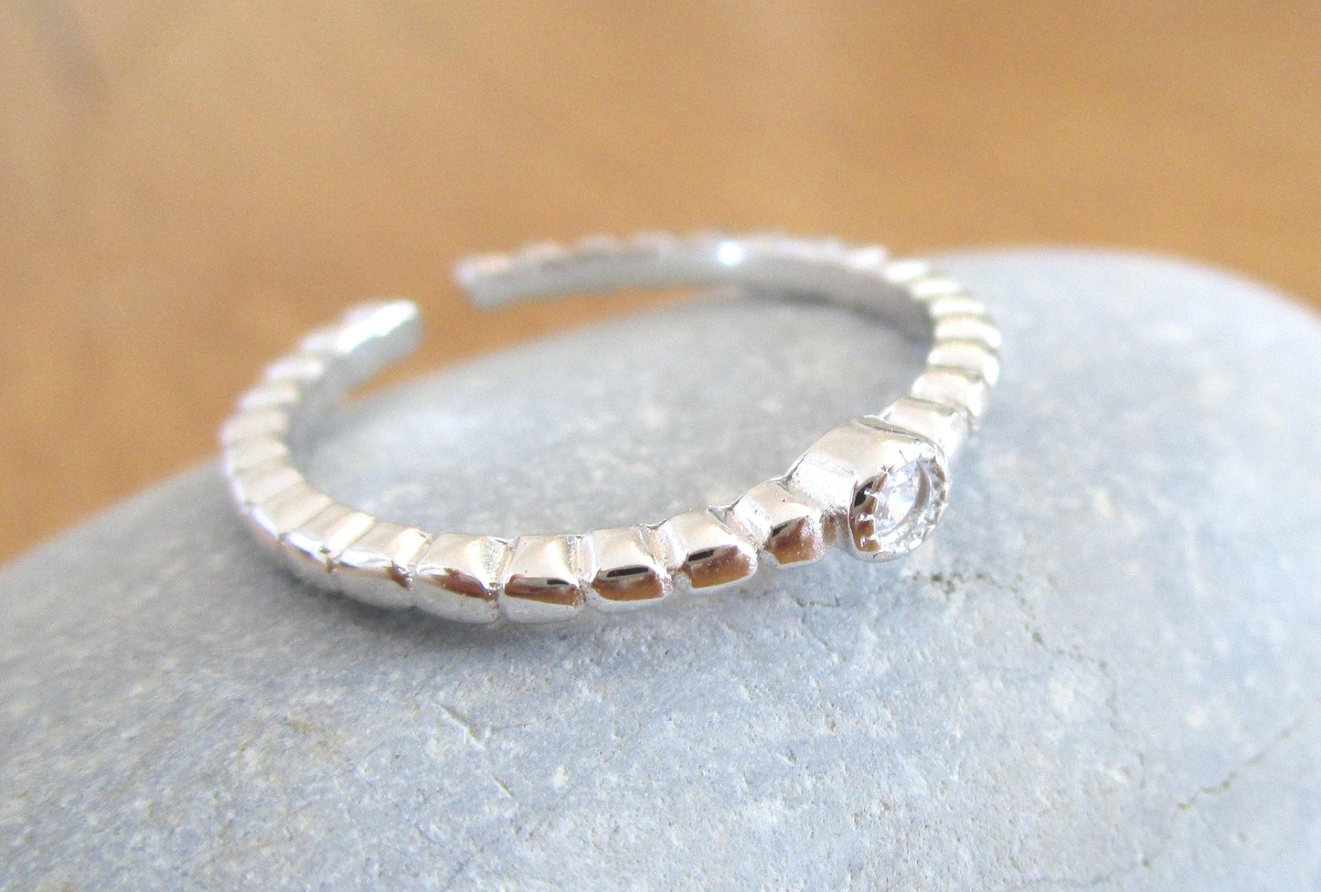 Sterling Silber Ring, minimalistischer Ring, eleganter Ring, Damenring silber