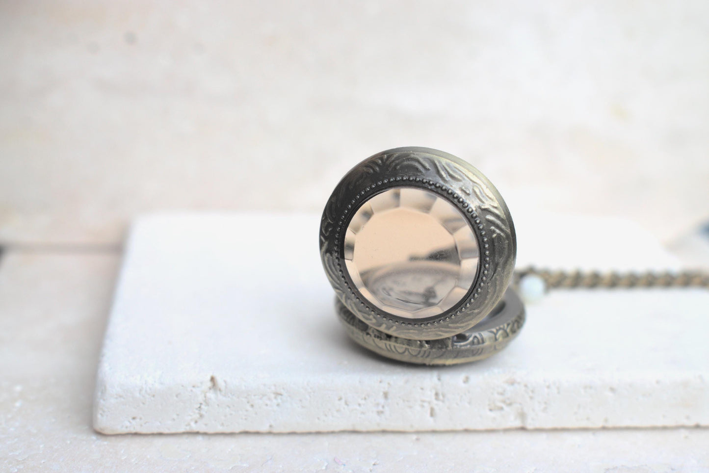 Kettenuhr Damen Perlmutt, Kettenuhr Damen vintage, Damen Kettenuhr rosa, Umhängeuhr Damen, Geschenk für Sie