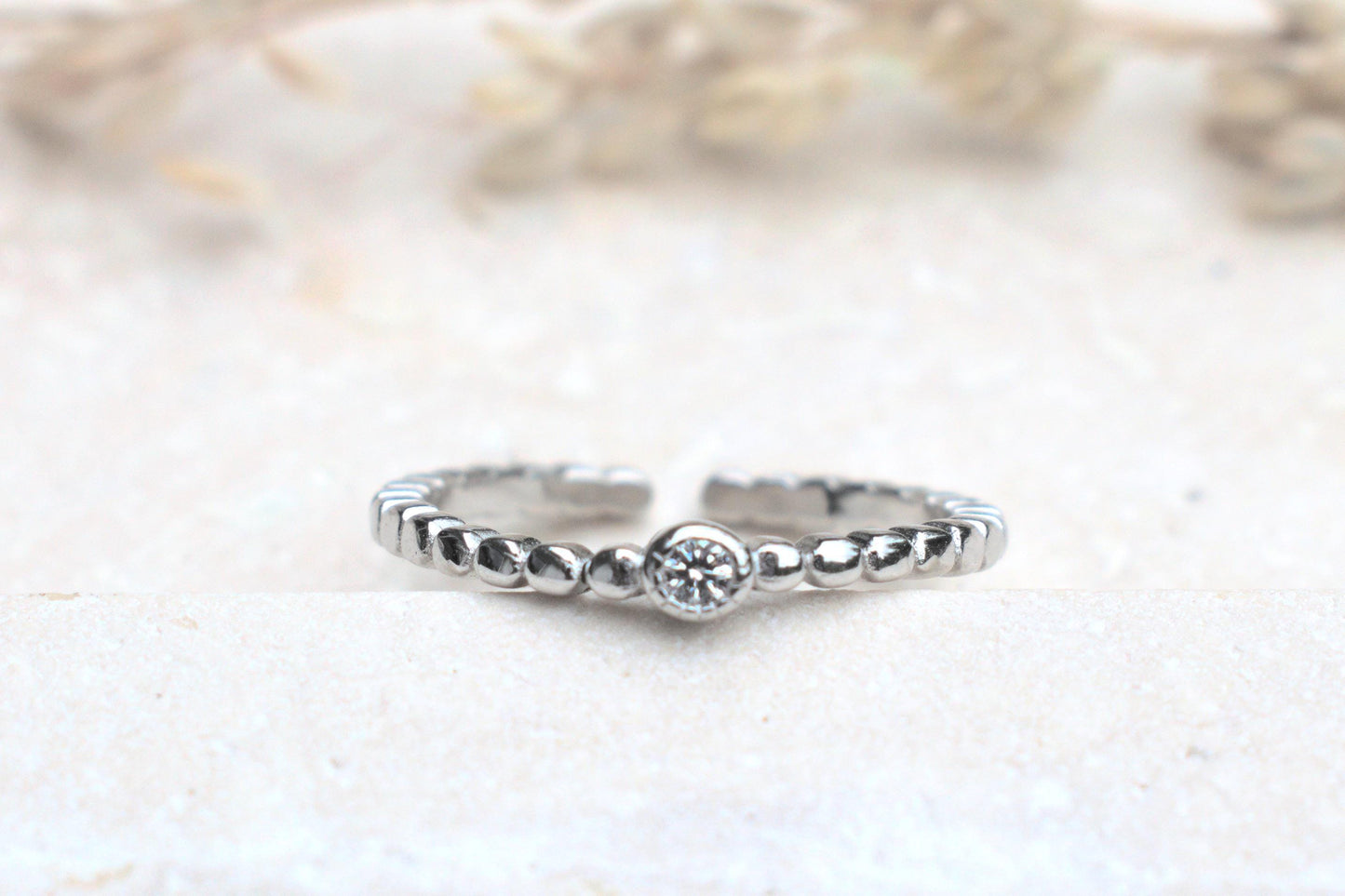 Sterling Silber Ring, minimalistischer Ring, eleganter Ring, Damenring silber