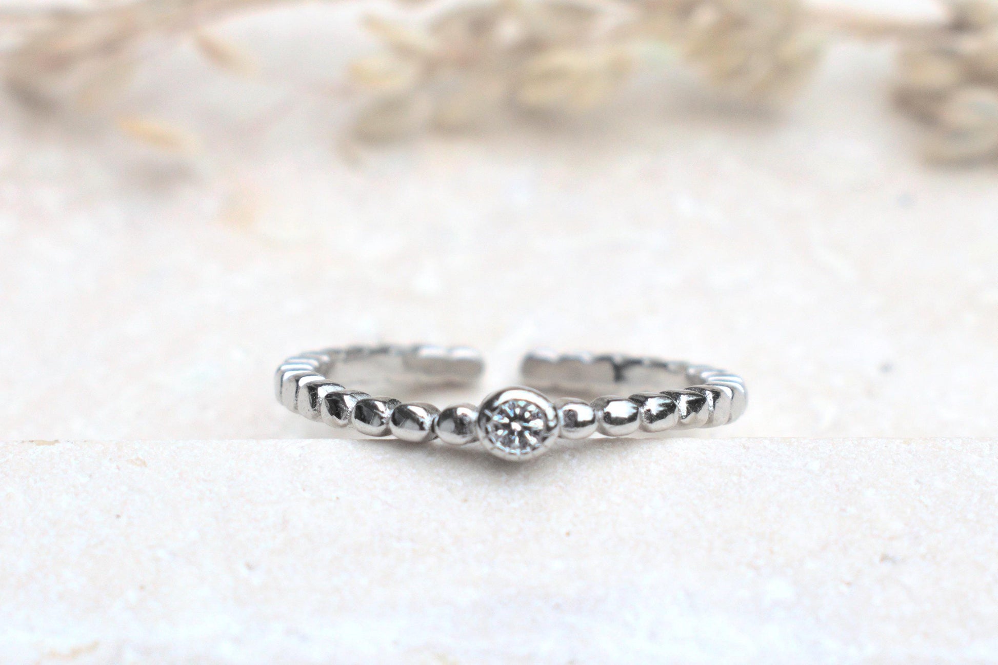 Sterling Silber Ring, minimalistischer Ring, eleganter Ring, Damenring silber
