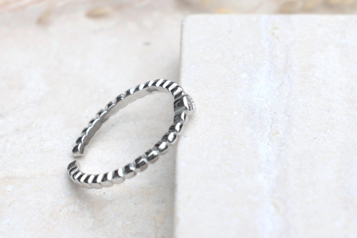 Sterling Silber Ring, minimalistischer Ring, eleganter Ring, Damenring silber