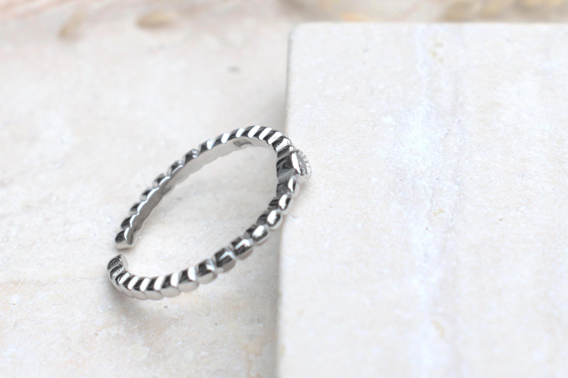 Sterling Silber Ring, minimalistischer Ring, eleganter Ring, Damenring silber